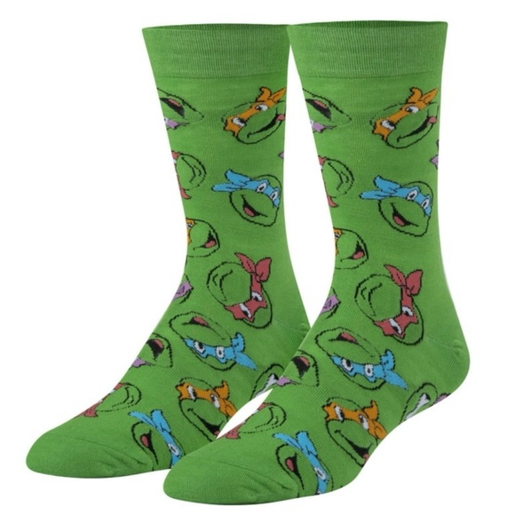 NWT Mens Crazy Socks, Teenage Mutant Ninja Turtles - Picture 1 of 5